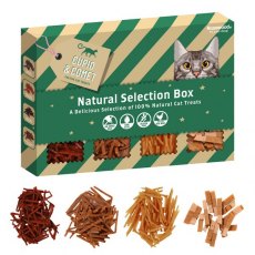 Cupid & Comet Cat Natural Treat Selection Box 160g
