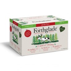 Forthglade Variety Christmas Pack Turkey, Beef and Lamb 12 x 395g