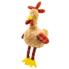 Plush Giant Rooster Dog Toy