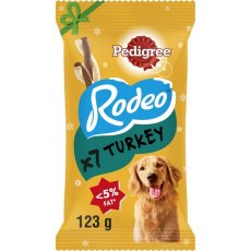 Pedigree Christmas Rodeo Dog Treats With Turkey 7 Pack