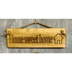 Novelty Home Sweet Home Wooden Sign 30cm