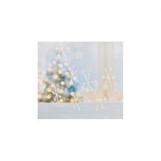 Snowflake Garland Warm White 258 LED