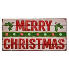 Merry Christmas Sign With Lights