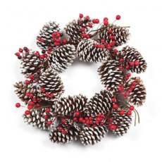 Cone & Twig Wreath 40cm