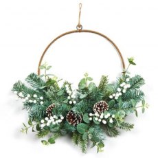Eucalyptus & Cones Wreath 50cm