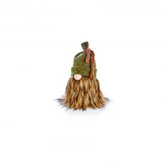Rustic Gonk Head With Green Hat 20cm