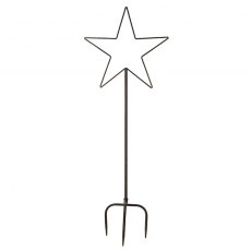 Small Star Garden Stake