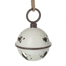 White Metal Hanging Bell