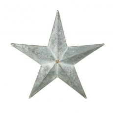 Small Silver Metal Star Decoration
