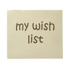 Paper Wish List