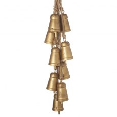 Gold Metal Bells Garland