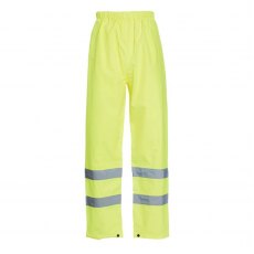 Hi-Vis Waterproof Overtrouser Yellow