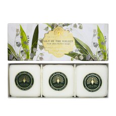 Kew Soap Bar Lily of the Valley 3 Pack