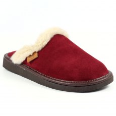 Lazy Dogz Otto Suede Slipper Burgundy