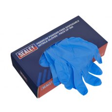 Sealey Nitrile Blue Gloves 100 Pack