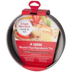 Judge Non-Stick Round Flan/Sandwich Tin 20cm