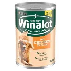 Winalot Classic Chicken Chunks In Jelly 12 x 400g