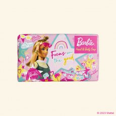Barbie 'Focus on the Good' Soap Bar Vanilla Peach 190g