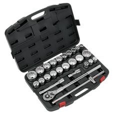 Sealey Point Drive Socket Set 26 Piece