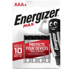 Energizer Max AAA Battery 4 Pack