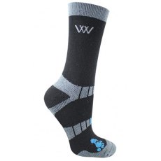 Woof Wear Short Bamboo Waffle Riding Socks Black 2 Pack