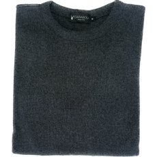 Carabou Plain Crew Neck Jumper Granite