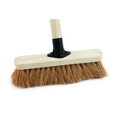 Brushware Natural Coco Brush With Plastic Socket & Handle