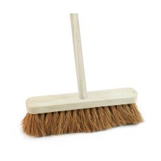 Brushware Natural Coco Brush With Handle 12"
