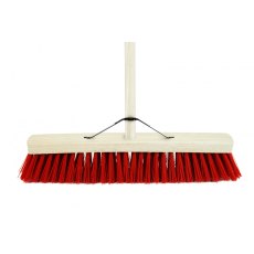 Brushware Red PVC Brush With Handle & Stay