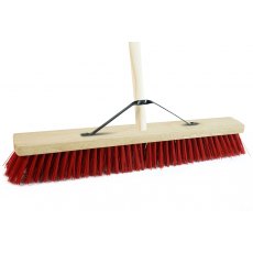 Brushware Red PVC Brush With Handle & Stay