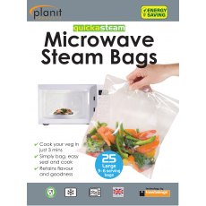 Planit Microwave Steam Bags Large 25 Pack
