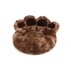 Snug & Cosy Anti-Anxiety Pet Donut Brown Paw