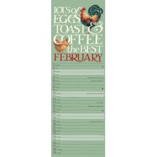 Emma Bridgewater Rise & Shine Slim Calendar