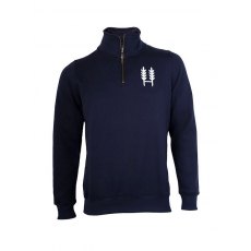 Hexby Original 1/4 Zip Unisex Sweatshirt Navy