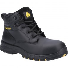 Ladies Kira Black Leather Safety Boot