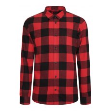 Carabou Flannel Check Shirt Red