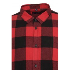 Carabou Flannel Check Shirt Red