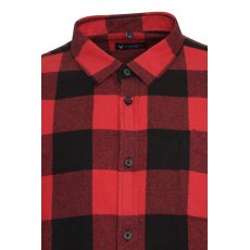 Carabou Flannel Check Shirt Red Size XL