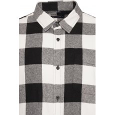 Carabou Flannel Check Shirt White