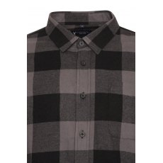 Carabou Flannel Check Shirt Grey