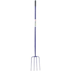 Caldwells All Steel Muck Fork 4 Prong Long Handle 48"