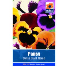 Pansy Swiss Giant Mixed Seed