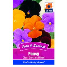 Pansy Clear Crystals Mixed Seed