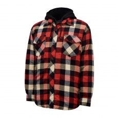 Hard Yakka Flannel Shacket Red