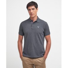 Barbour Pique Tartan Polo Slate