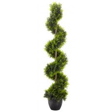 Faux Decor Cypress Topiary Twirl 120cm