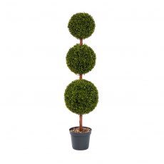 Faux Decor Topiary Tree Trio