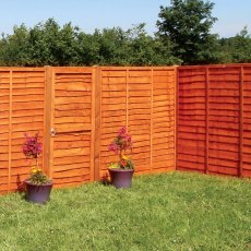 Waney Overlap Fence Panel