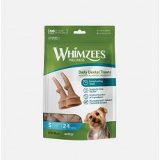 Whimzees Antler Small Treats 24 Pack