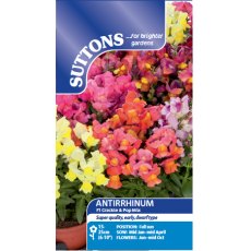 Suttons Antirrhinum Crackle & Pop F1 Mix Seeds